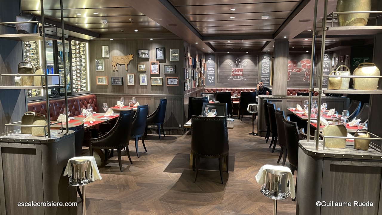 MSC World Europa - restaurant steakhouse Butcher’s Cut