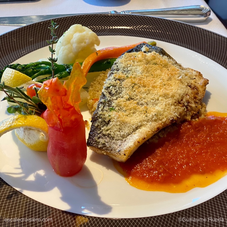 Queen Victoria - Queens Grill Menus plats