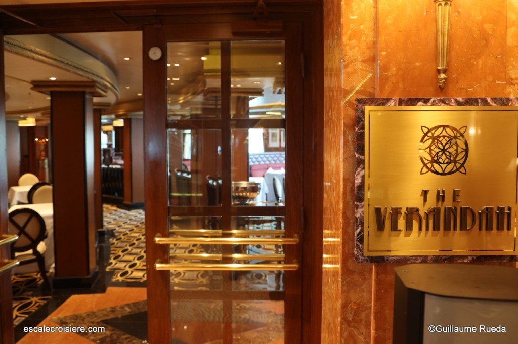 Queen Victoria - The Verandah restaurant