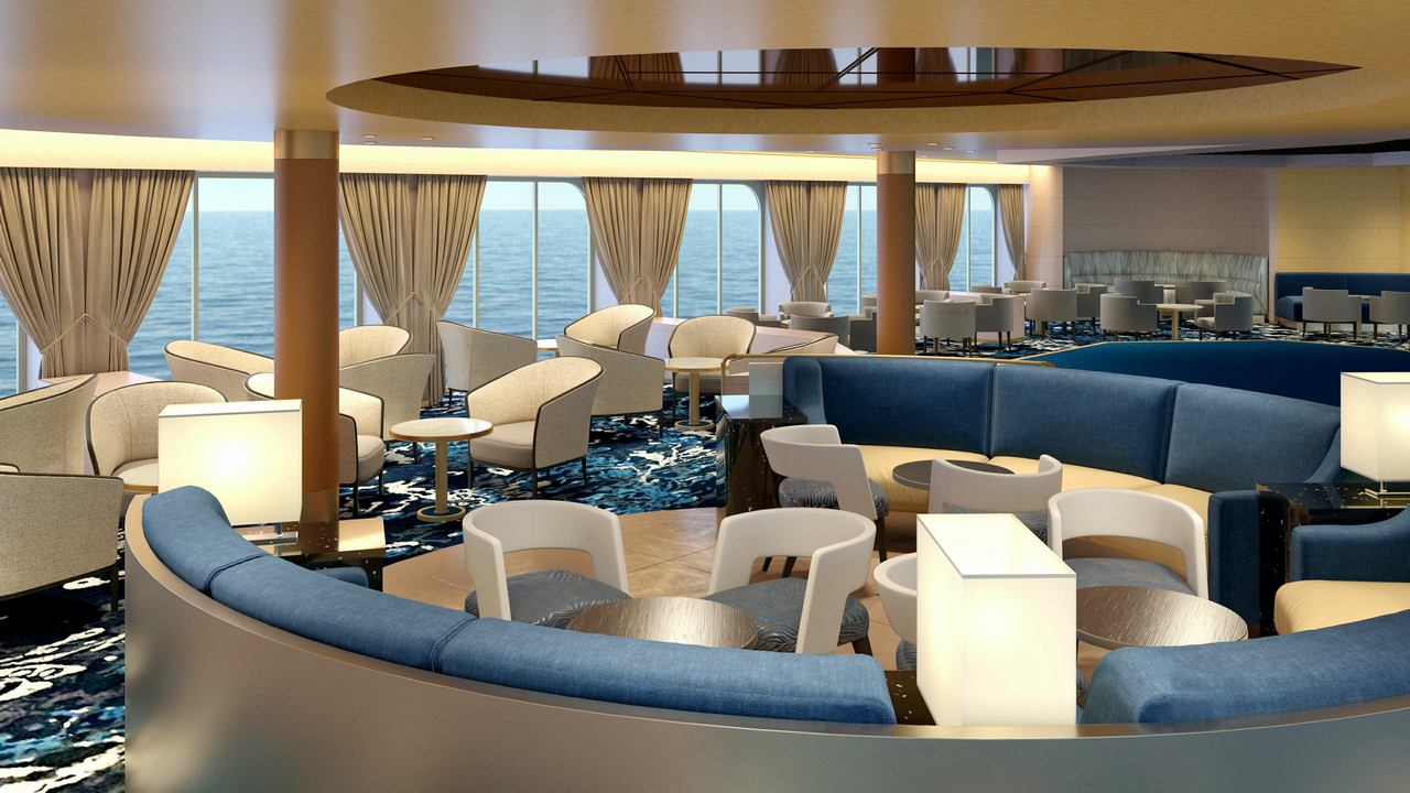 Bar Océan - CFC - MV Renaissance - Compagnie Française de Croisières