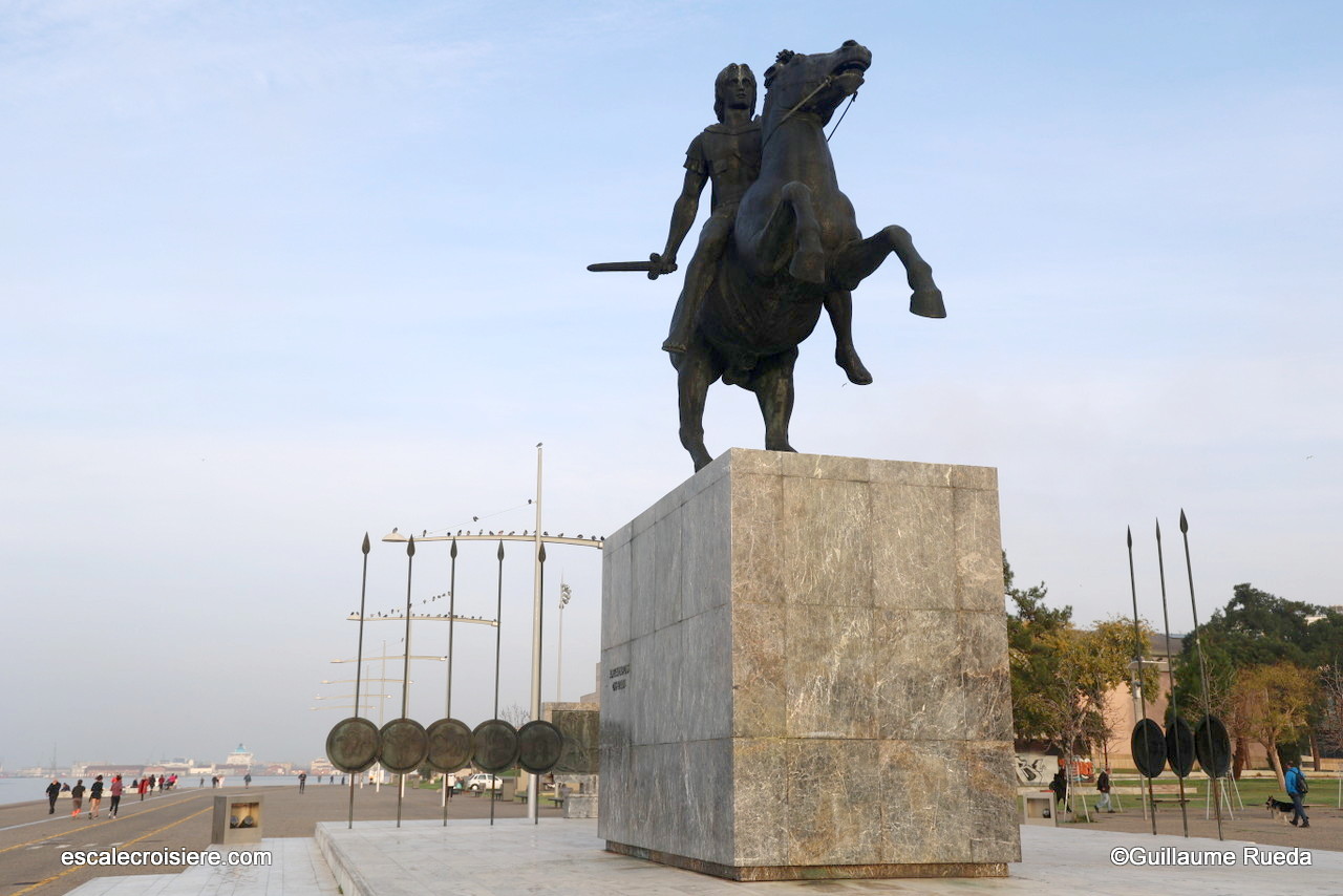 Celestyal Crystal - Thessalonique - Statue d'Alexandre le Grand