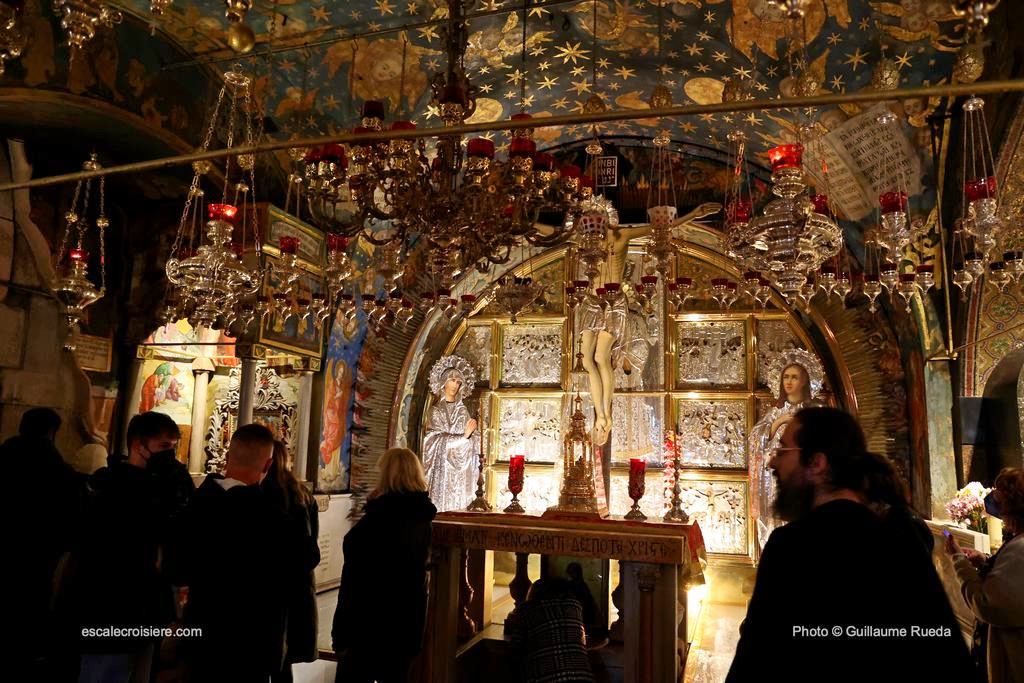 Jérusalem - Rocher du Golgotha - Eglise du Saint Sépulcre