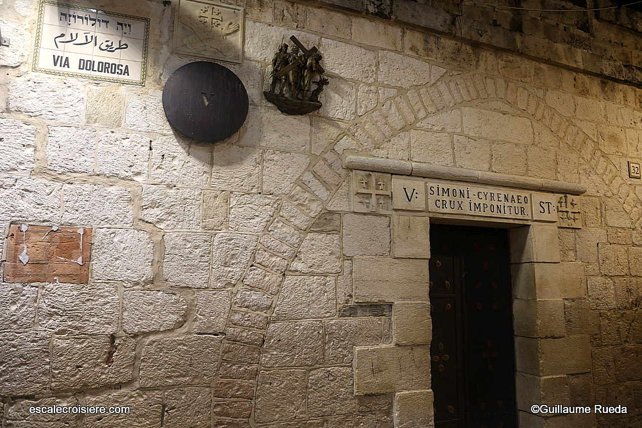 Jérusalem - Via Dolorosa - Station V