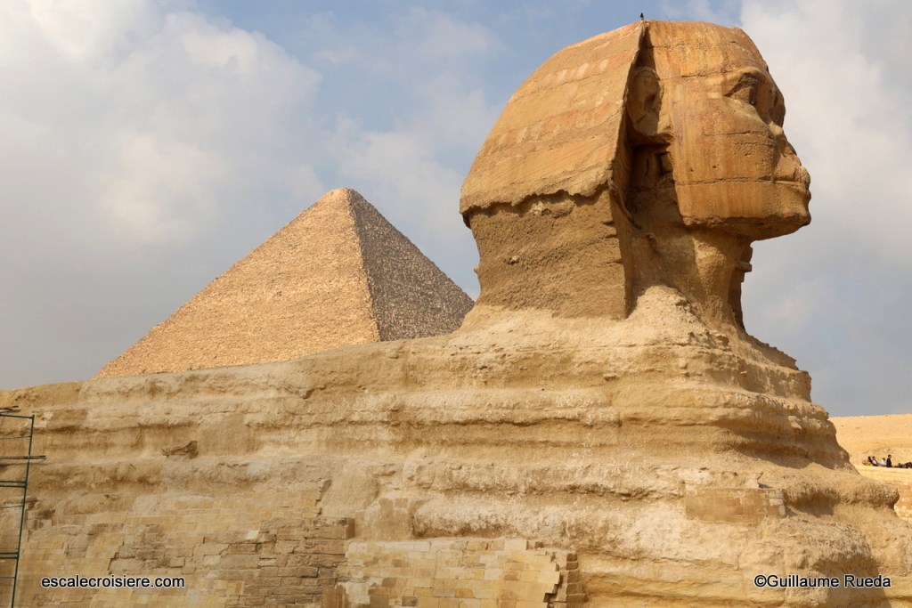 Le Caire - Gizeh - Sphynx et Pyramide de Kheops