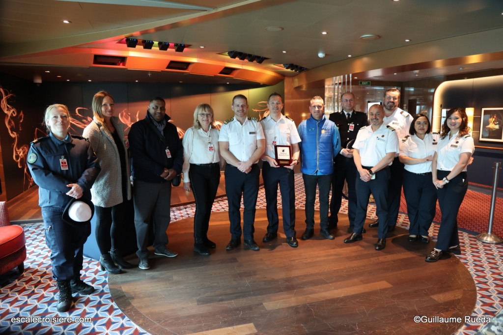 Nieuw Statendam - Remise de plaques - Holland America Line