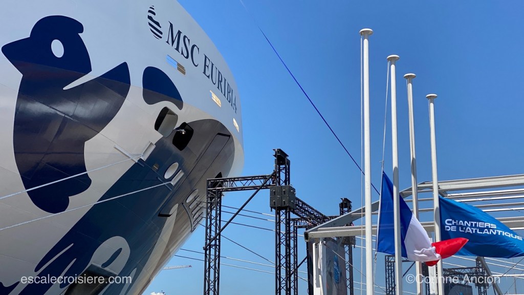 MSC Euribia - Livraison Chantiers de l'Atlantique (2)