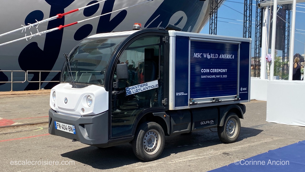 MSC World America - Cérémonie de la pièce