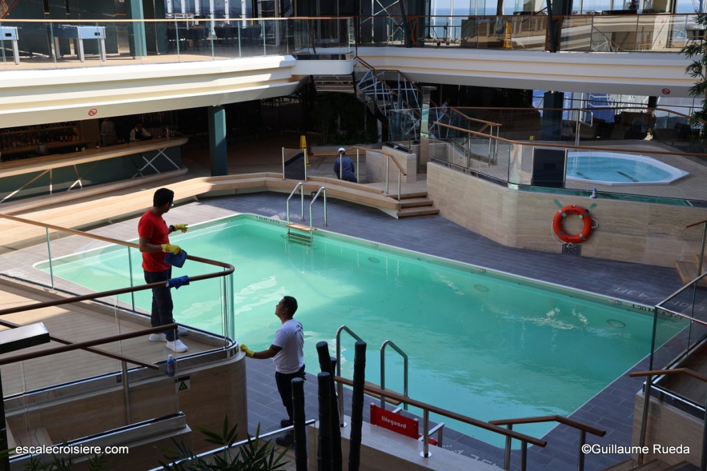 Piscine couverte - Bamboo pool - MSC Euribia
