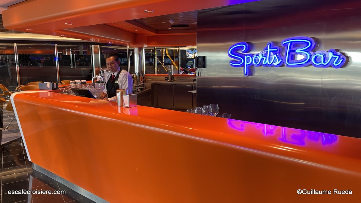 Sports bar - MSC Euribia