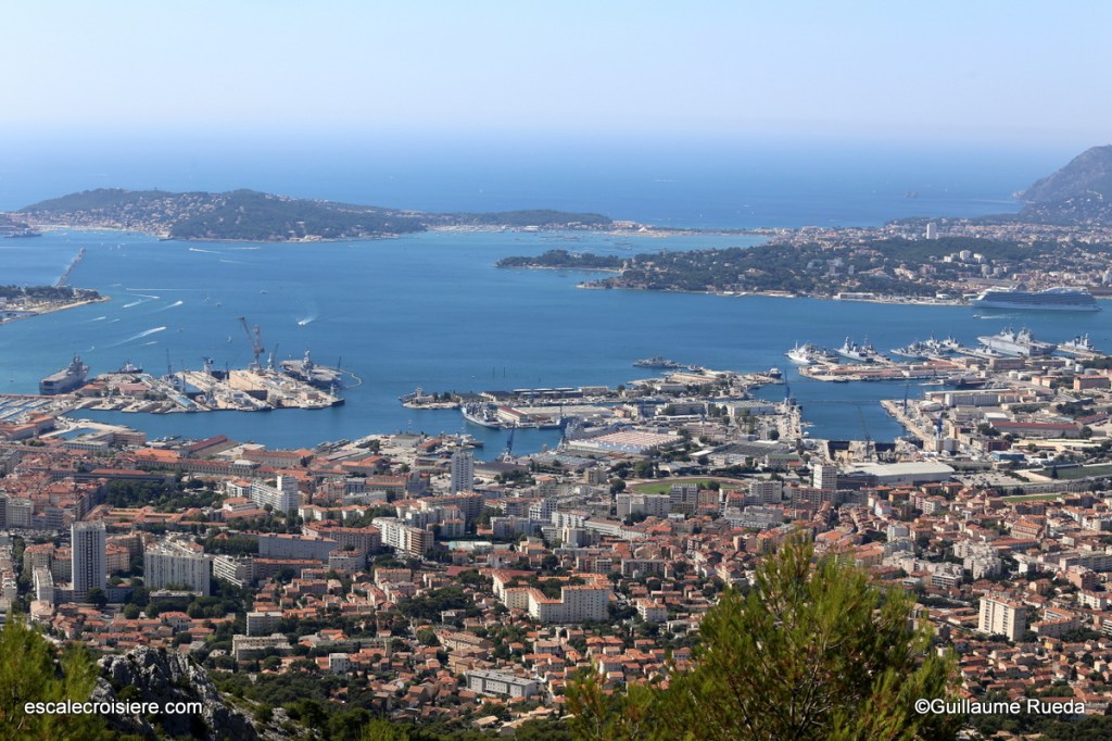 Rade de Toulon vue panoramique