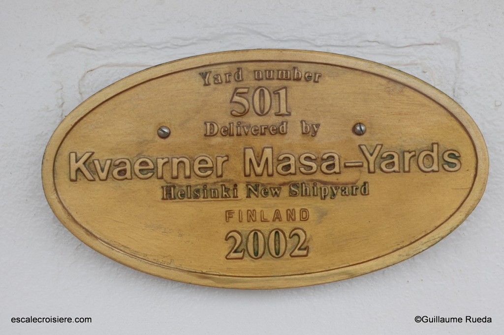 Carnival Legend - Plaque de chantier