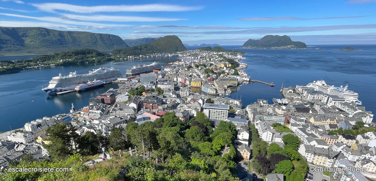 Ålesund - panoramas de Byrampen et Aksla - Norvège