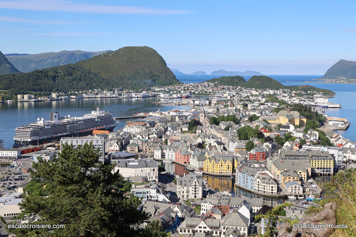 Panorama Byrampen et Aksla viewpoint - Ålesund - Norvège
