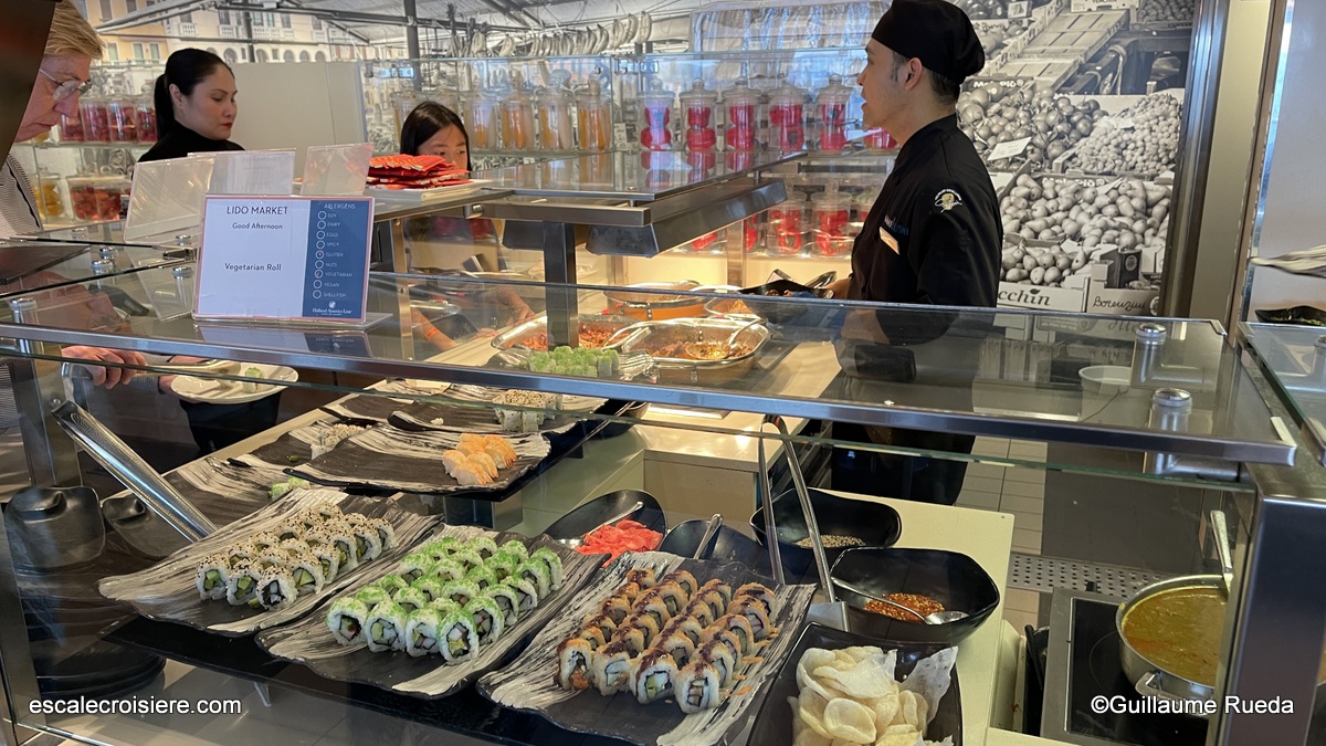 Buffet - Lido Market - MS Rotterdam - HAL