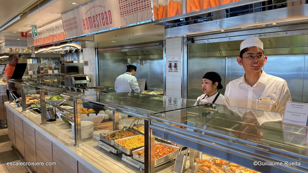 Buffet - Lido Market - MS Rotterdam - HAL