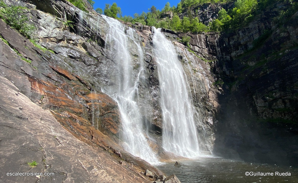 cascade de Skjervet - Norvège