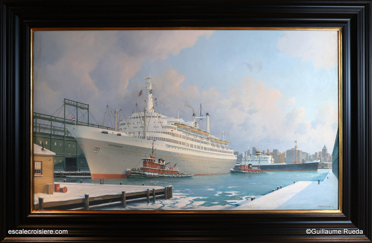 Crow's Nest - Peinture du SS Rotterdam - MS Rotterdam