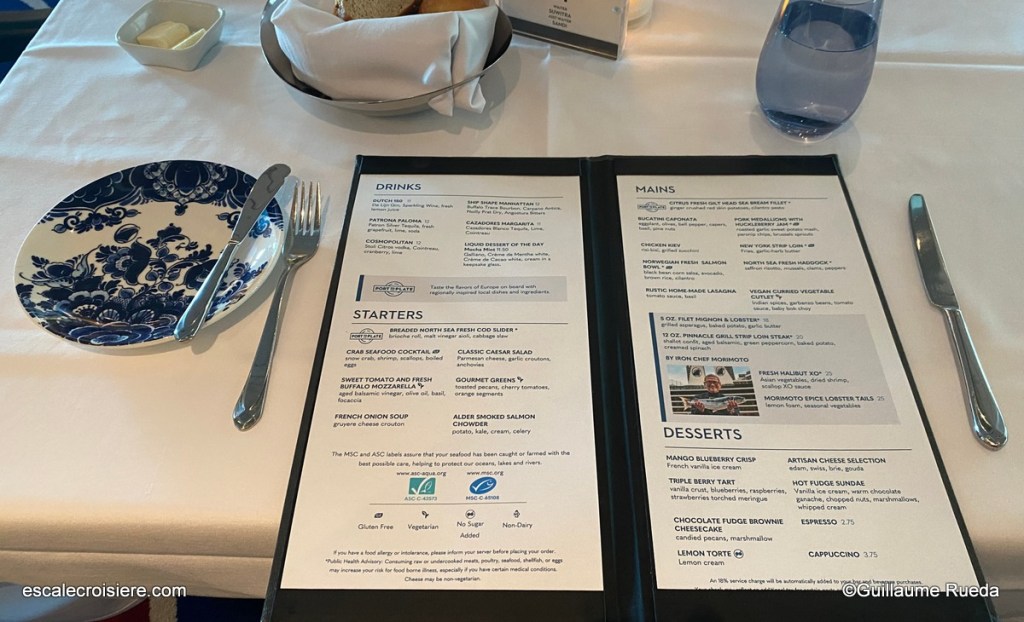 Restaurant The Dining Room - MS Rotterdam - HAL