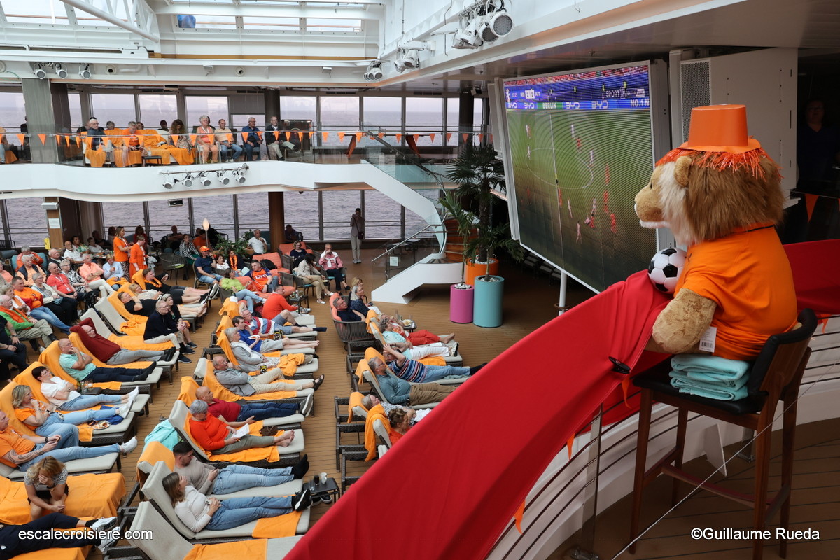 Soirée foot - MS Rotterdam - HAL