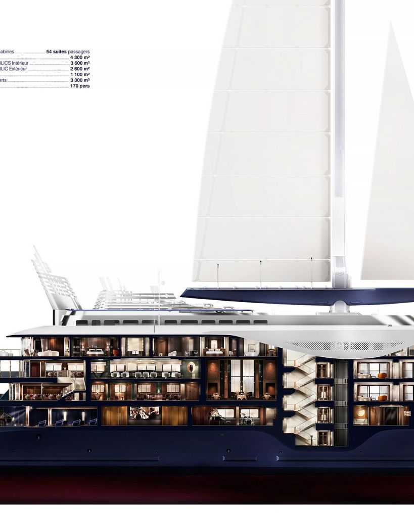 OE Corinthian - Plan de Coupe © Hubert Martin