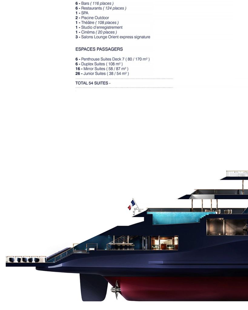 OE Corinthian - Plan de Coupe © Hubert Martin