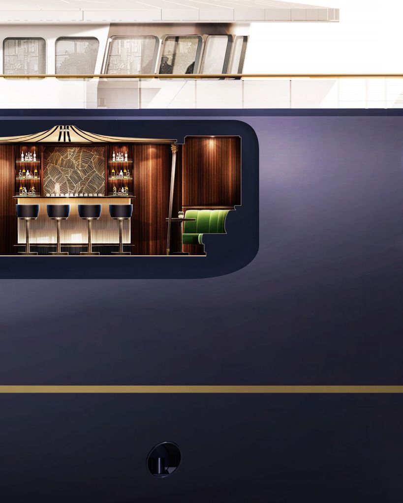 OE Corinthian - Plan de Coupe © Hubert Martin