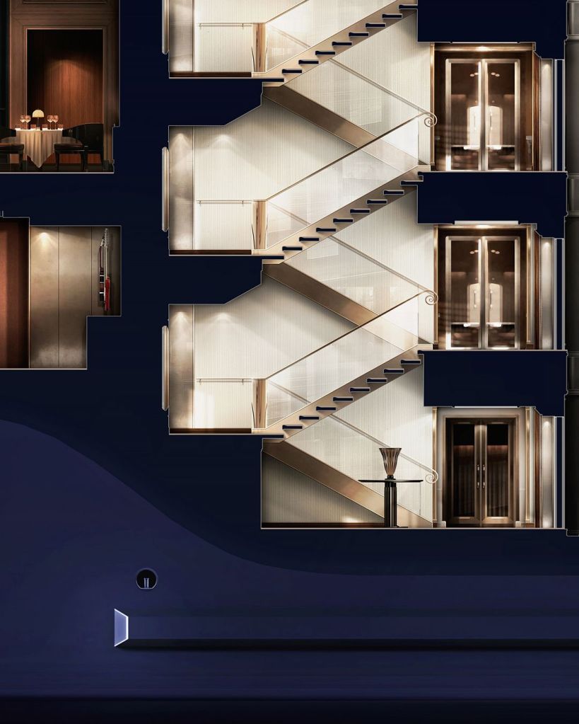 OE Corinthian - Plan de Coupe © Hubert Martin