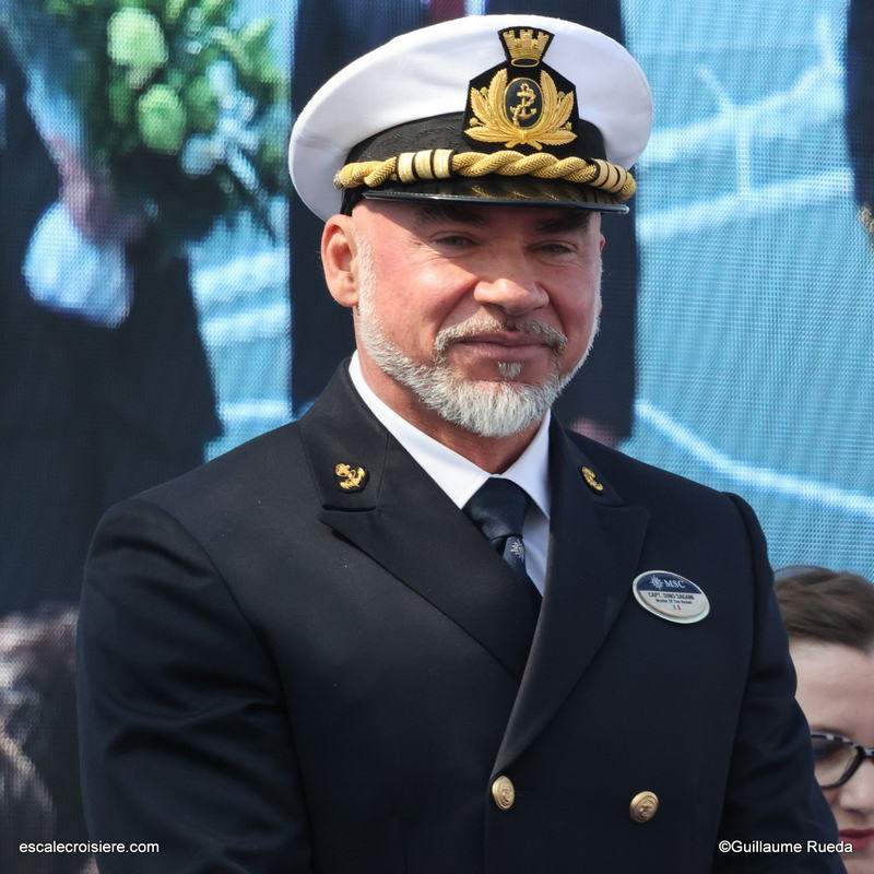 Dino Sagani - Commandant du MSC World America