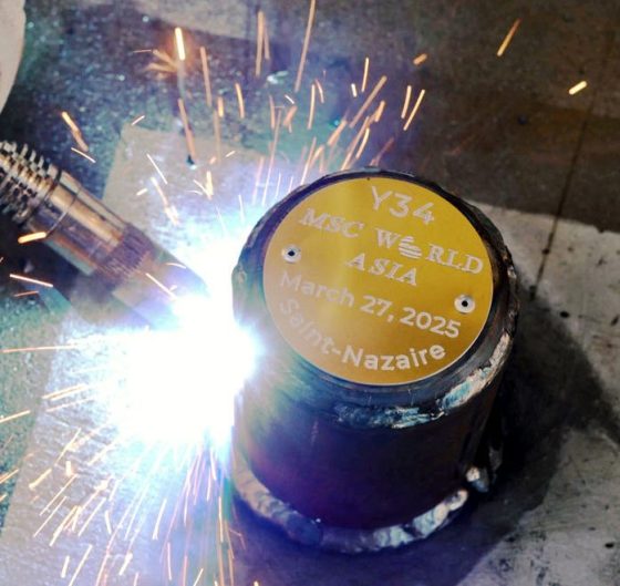 MSC World Asia Cérémonie des pièces - Coin ceremony - ©M.Castric