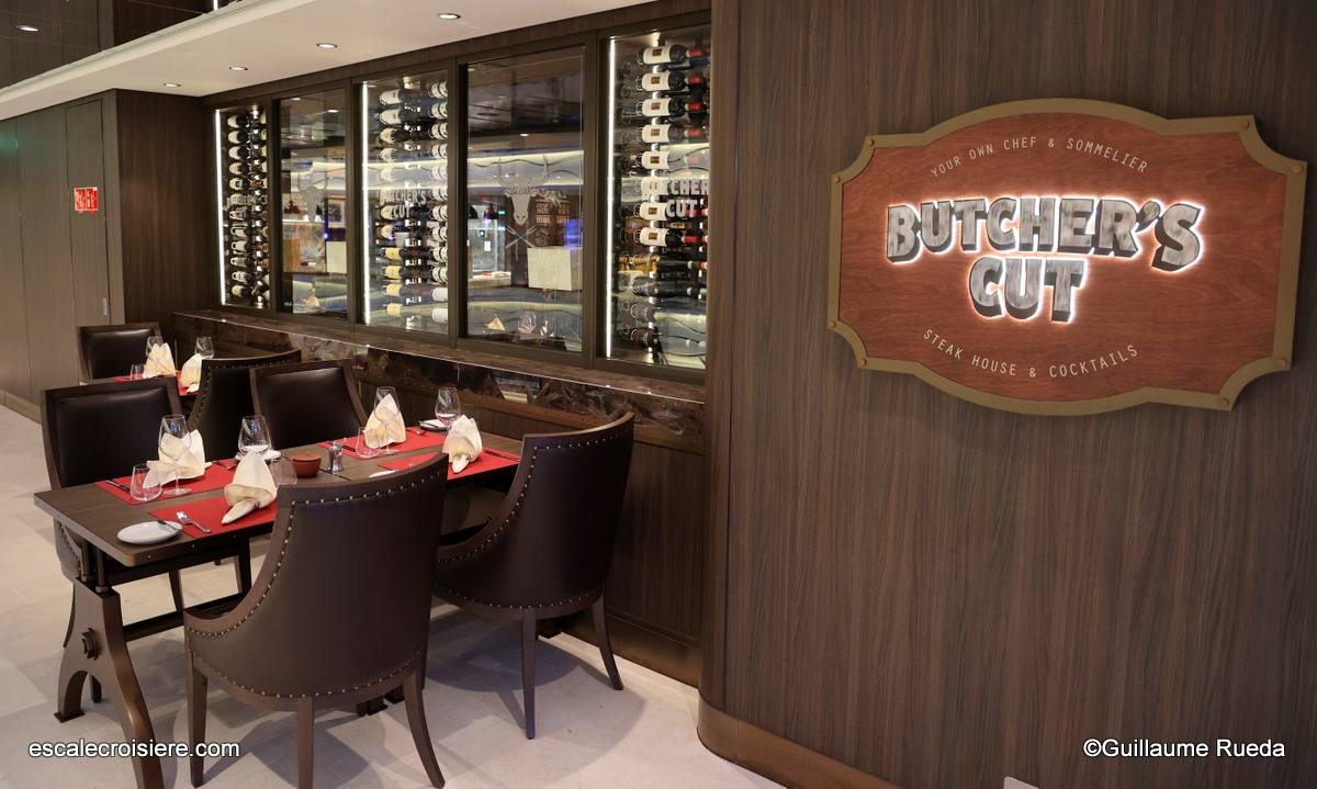 Restaurant steakhouse Butcher's Cut - MSC World America