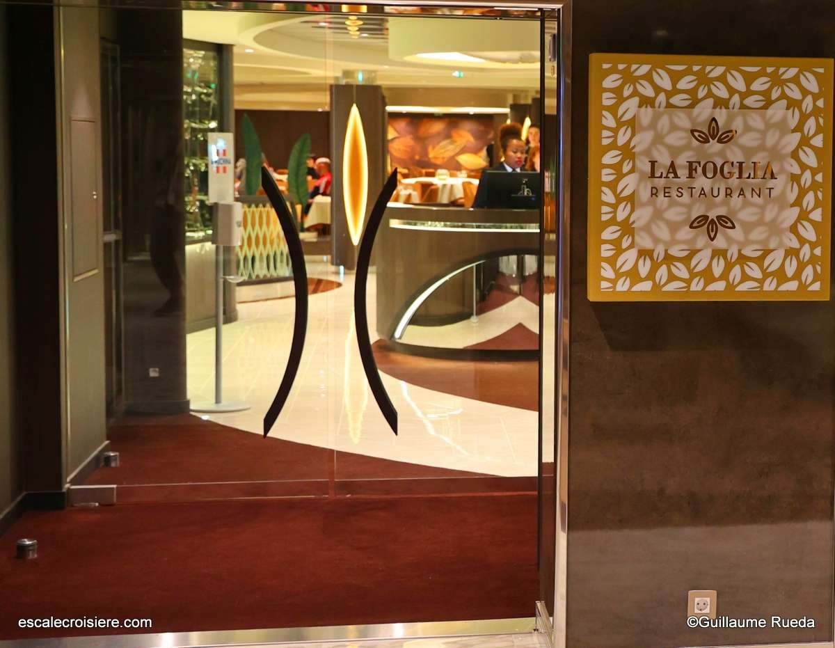 Restaurant La Foglia - MSC World America