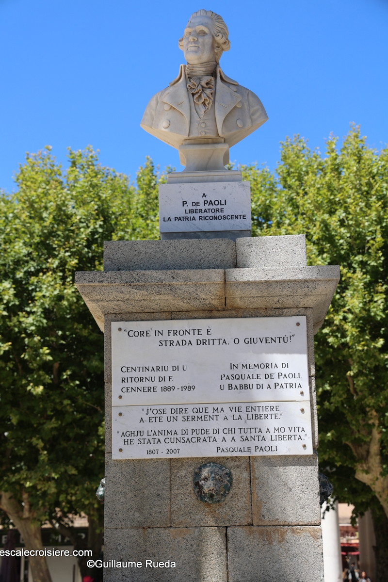 Statue de Pasquale Paoli - Ile Rousse  LBO