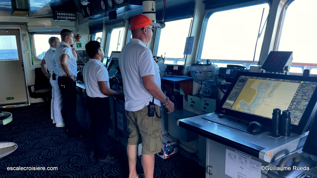 La Belle des Océans - CroisiEurope - Passerelle