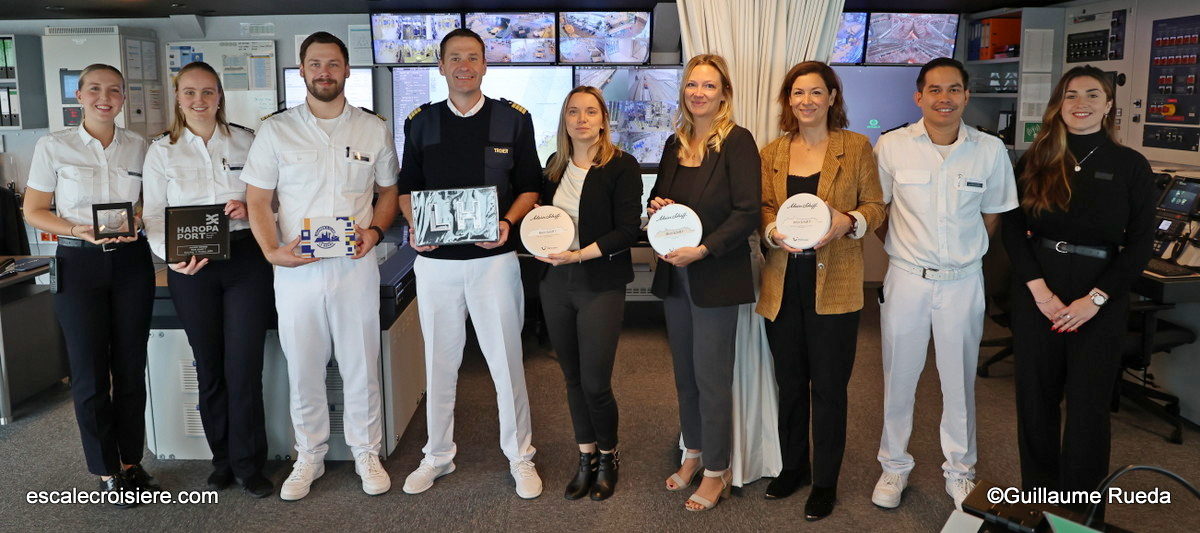 Cérémonie Escale inaugurale LH - Mein Schiff 7