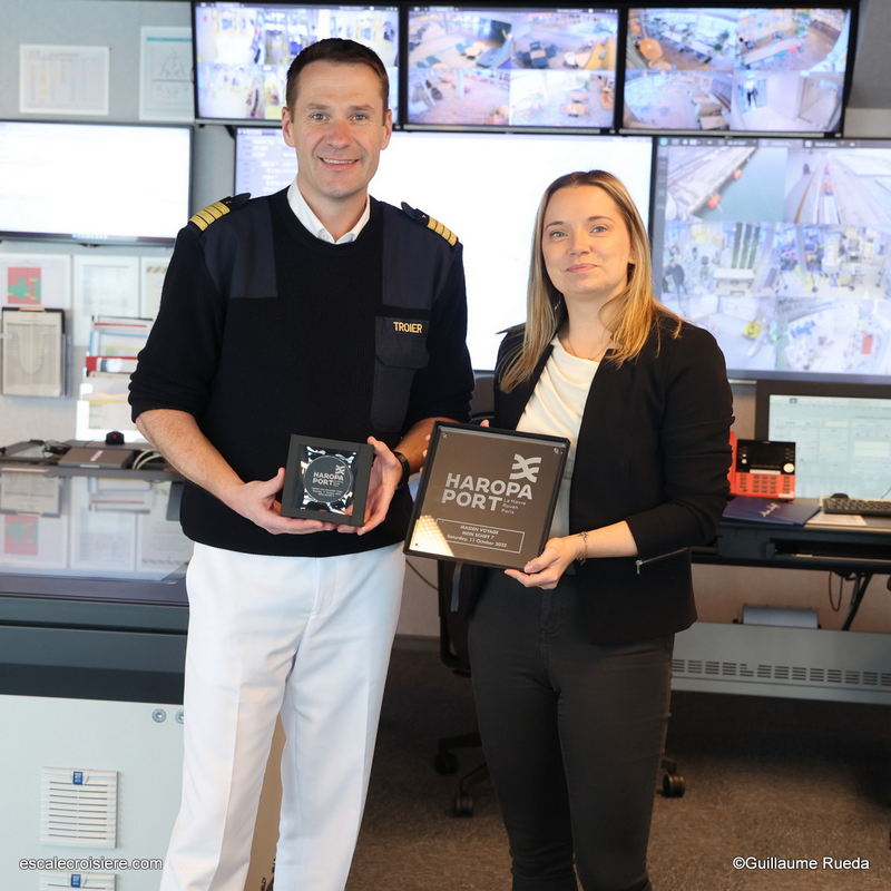 Cécilia Hesseron et Captain Jens Troier