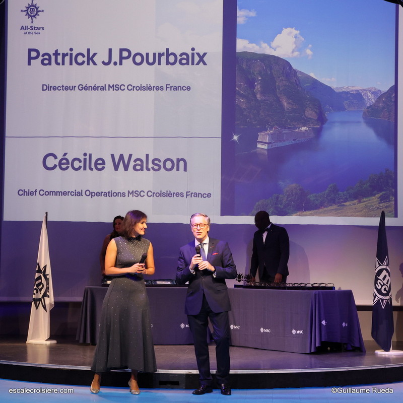 Cécile Walson & Patrick Pourbaix - All-Stars of the Sea 2025 - MSC Croisières