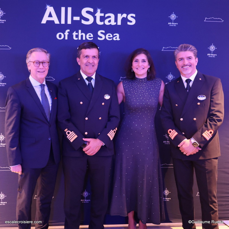 Direction MSC Croisières - France et Captain du MSC World Europa -All-Stars of the Sea 2025