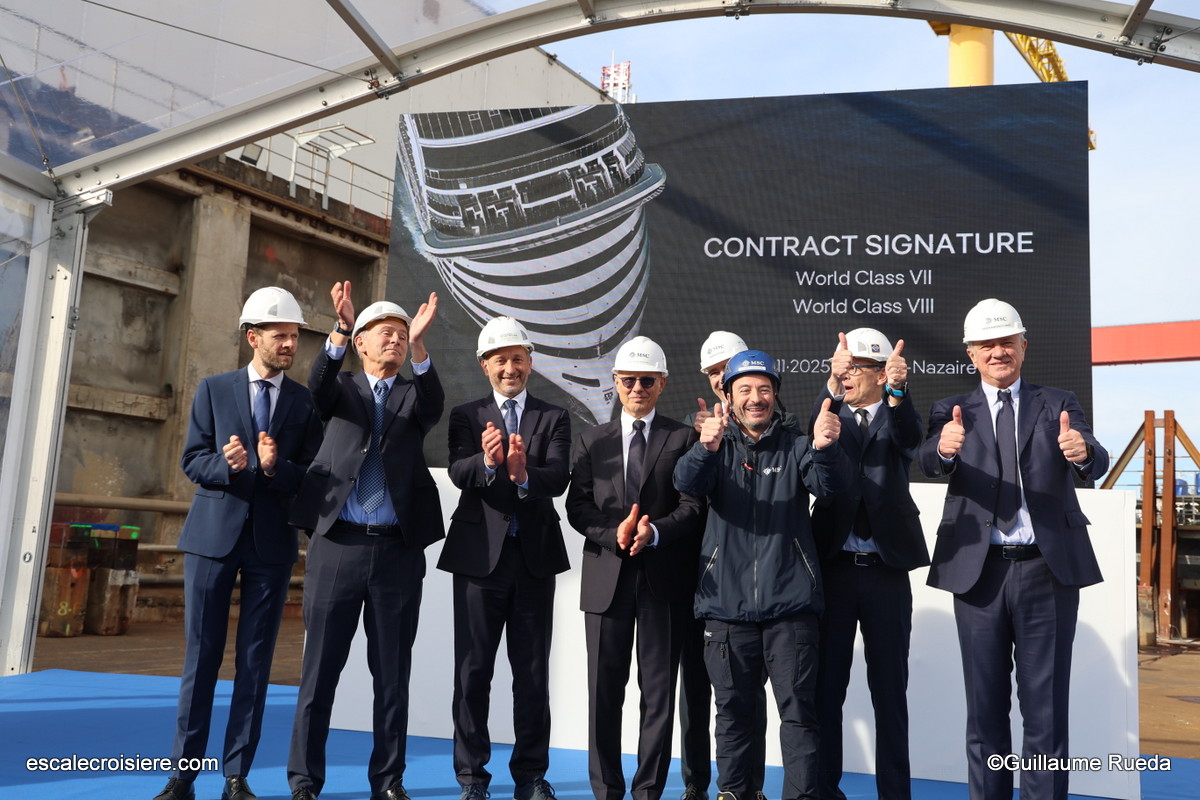 Cérémonie des pièces - MSC World Atlantic - Saint Nazaire