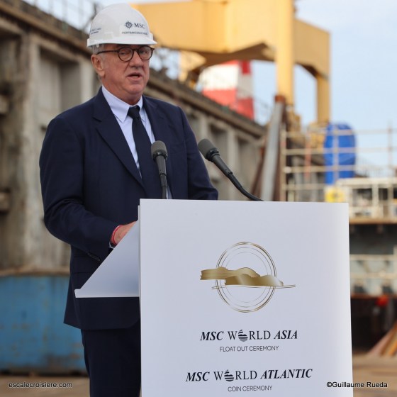 Pierfrancesco Vago, Président exécutif de la Division Croisières du Groupe MSC
