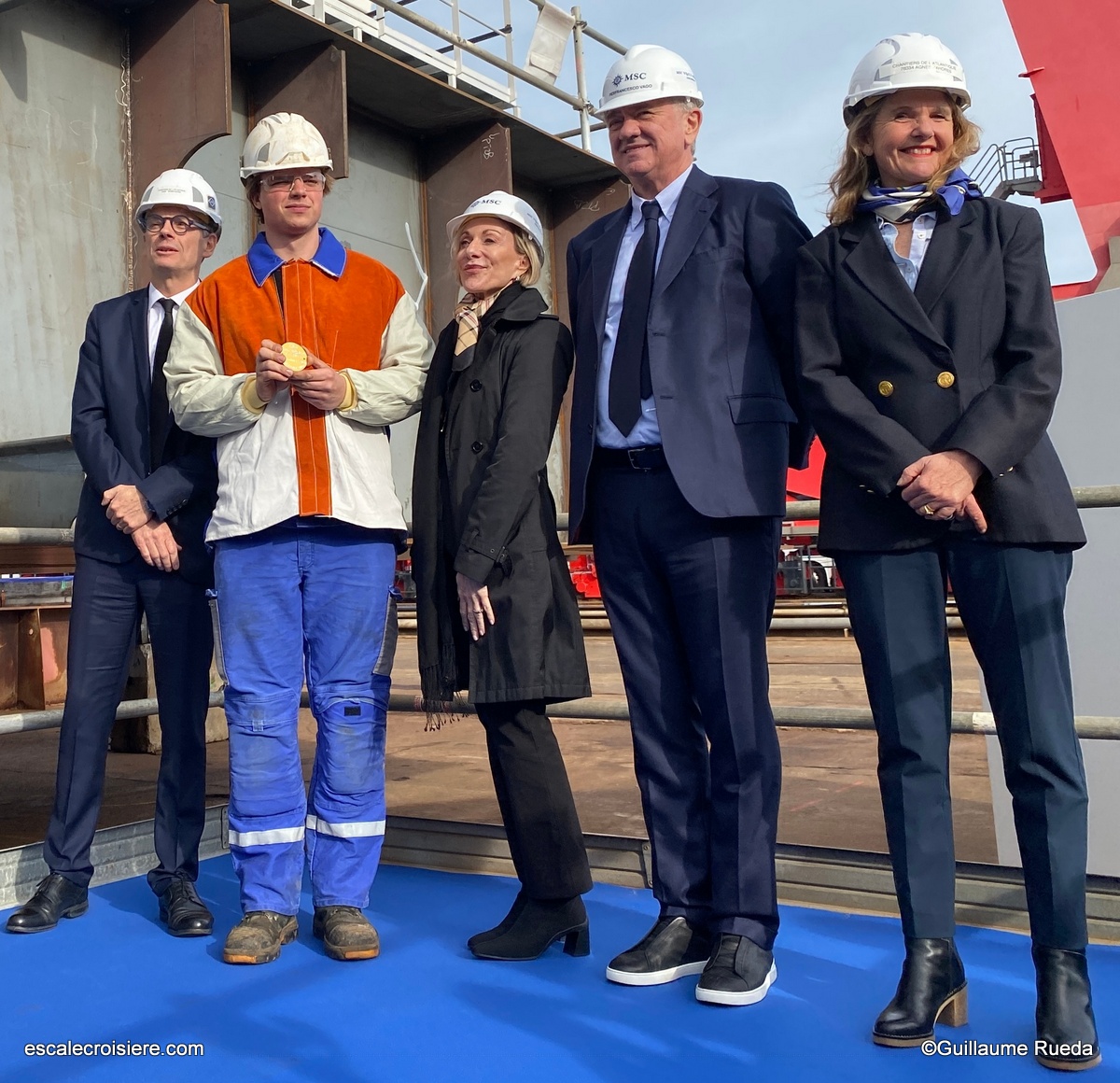 Cérémonie des pièces - MSC World Atlantic