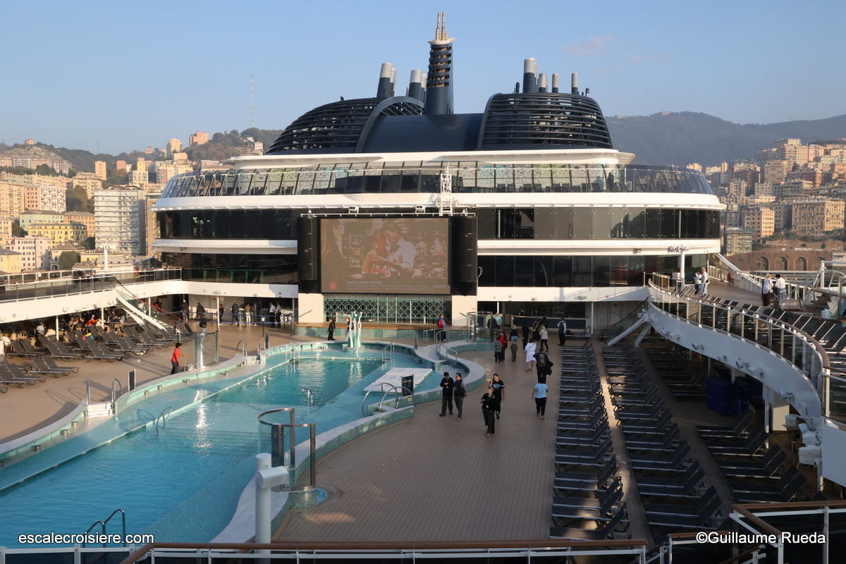 MSC World Europa - Piscine La plage