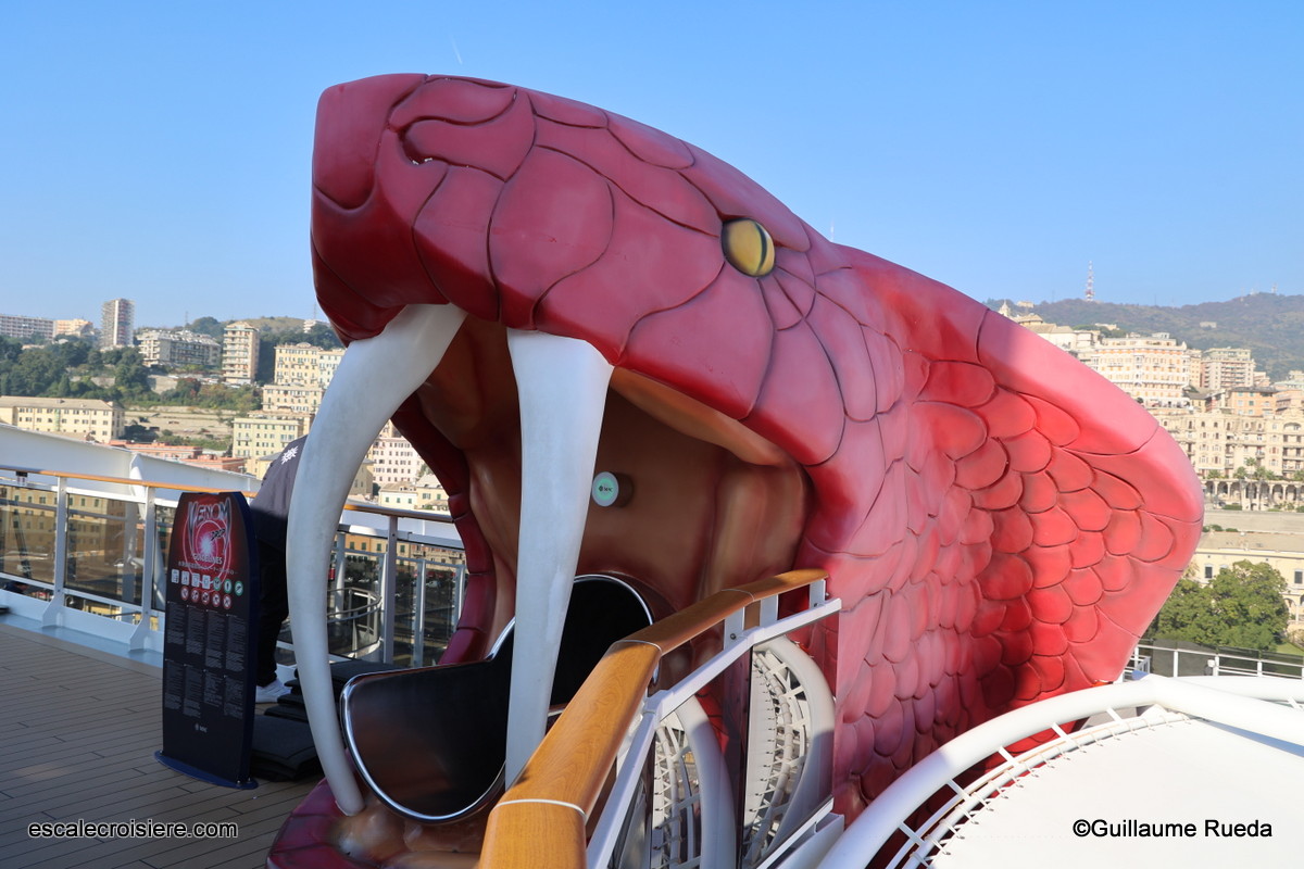 MSC World Europa - Toboggan Venom Drop Spirale