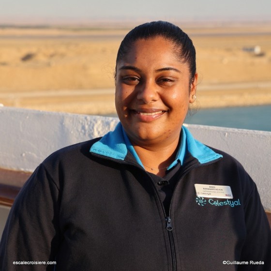 Arasi - Hôtesse internationale Celestyal