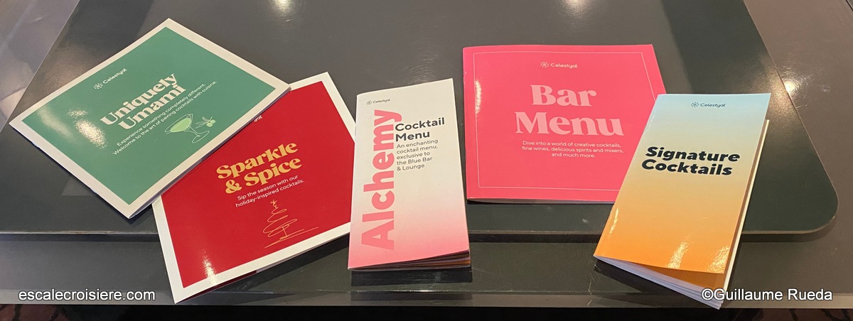 Cocktails Menus - Celestyal