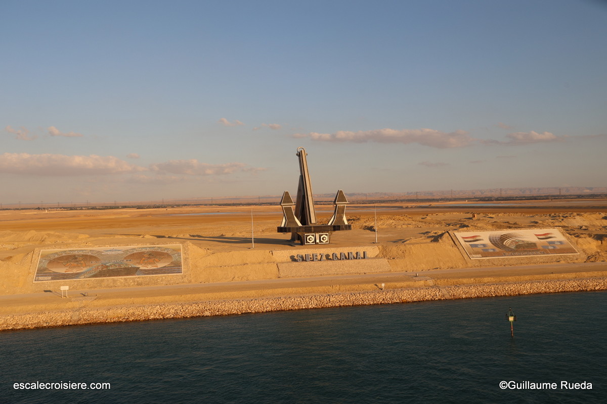Monument de l'Ever Given - Canal de Suez - Egypte