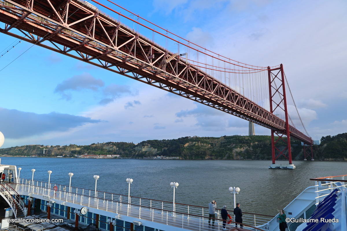 Lisbonne - Pont 25 avril - Azamara Journey