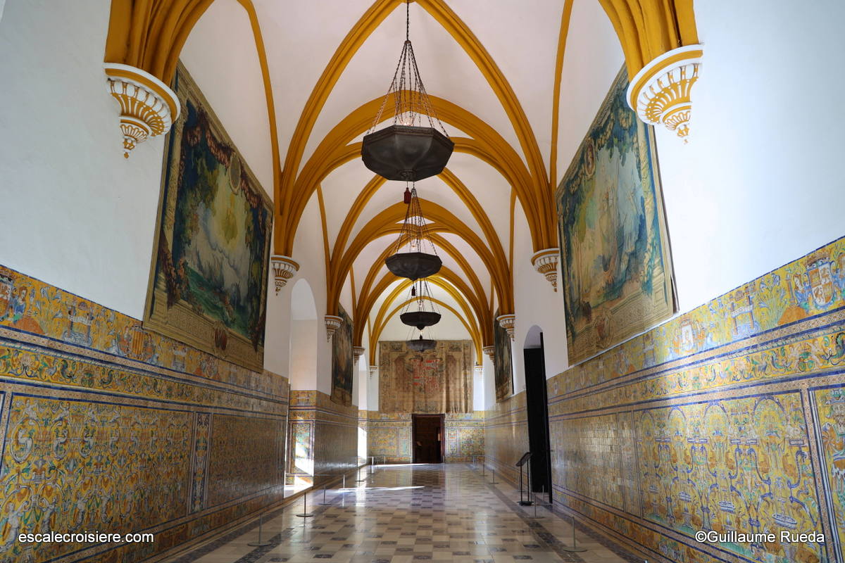 Alcazar - Palais Gothique Salle des voûtes - Séville
