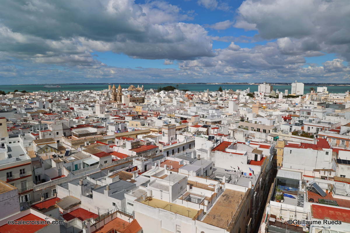 Cadix vue de la Torre Tavira