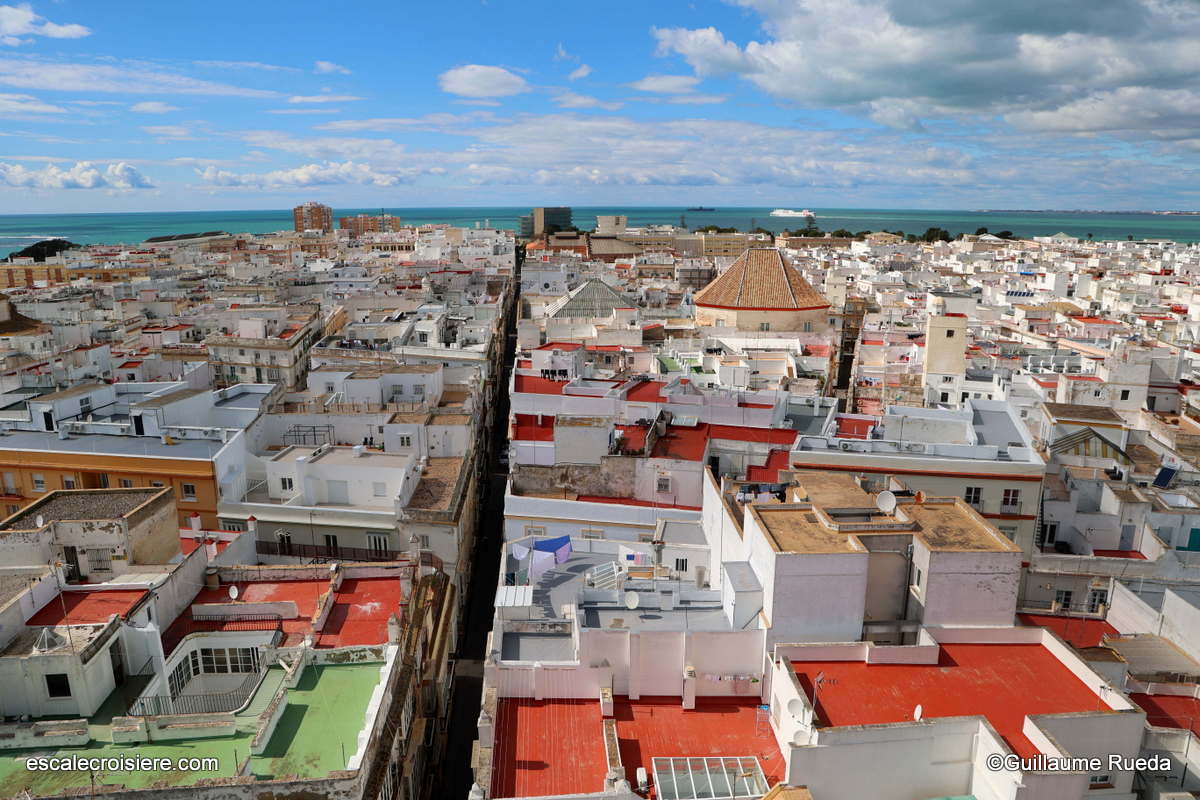 Cadix vue de la Torre Tavira