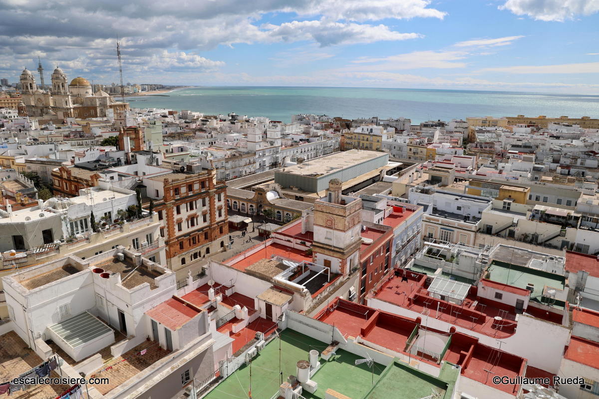 Cadix vue de la Torre Tavira